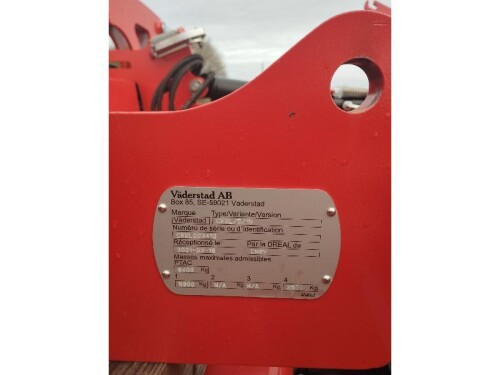 CARRIER XL 525 Vaderstad Outils du sol